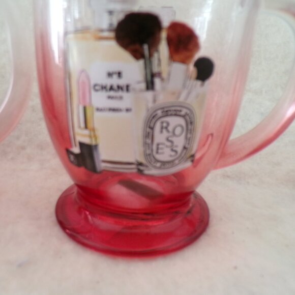 Chanel No 5 Amanda Greenwood Designer Label Glass Mug - Picture 7 of 8